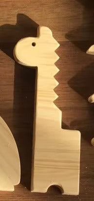 Hand-Painted Giraffe