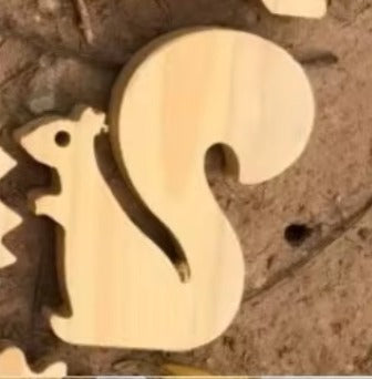 Hand-Painted Squirrel