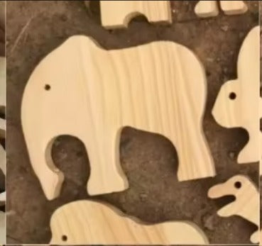 Hand-Painted Elephant